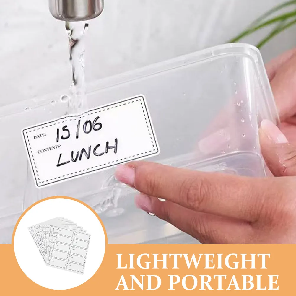10 Sheets Compact Handwriting Food Labels Waterproof Freezer-Safe Bottle Stickers for Date Notes Organization Convenient Removal
10 Sheets Compact Handwriting Food Labels Waterproof Freezer-Safe Bottle Stickers for Date Notes Organization Convenient Removal