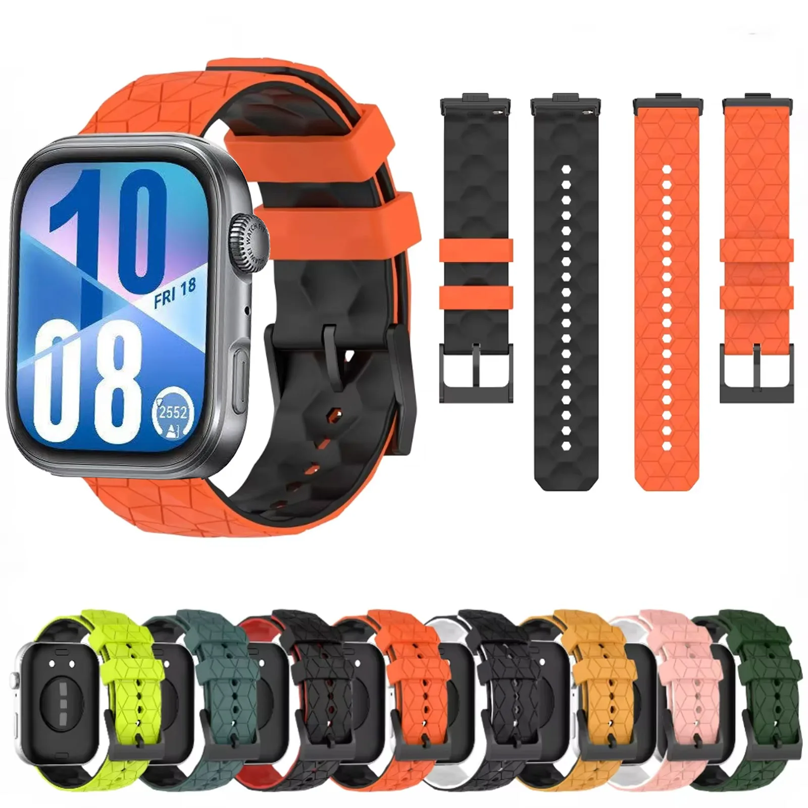 Soft Silicone Band for Huawei Watch Fit 3/Fit 4/Pro Smartwatch Bracelet Wristband Accessories for Huawei Watch Fit 4/4 Pro Strap
Soft Silicone Band for Huawei Watch Fit 3/Fit 4/Pro Smartwatch Bracelet Wristband Accessories for Huawei Watch Fit 4/4 Pro Strap