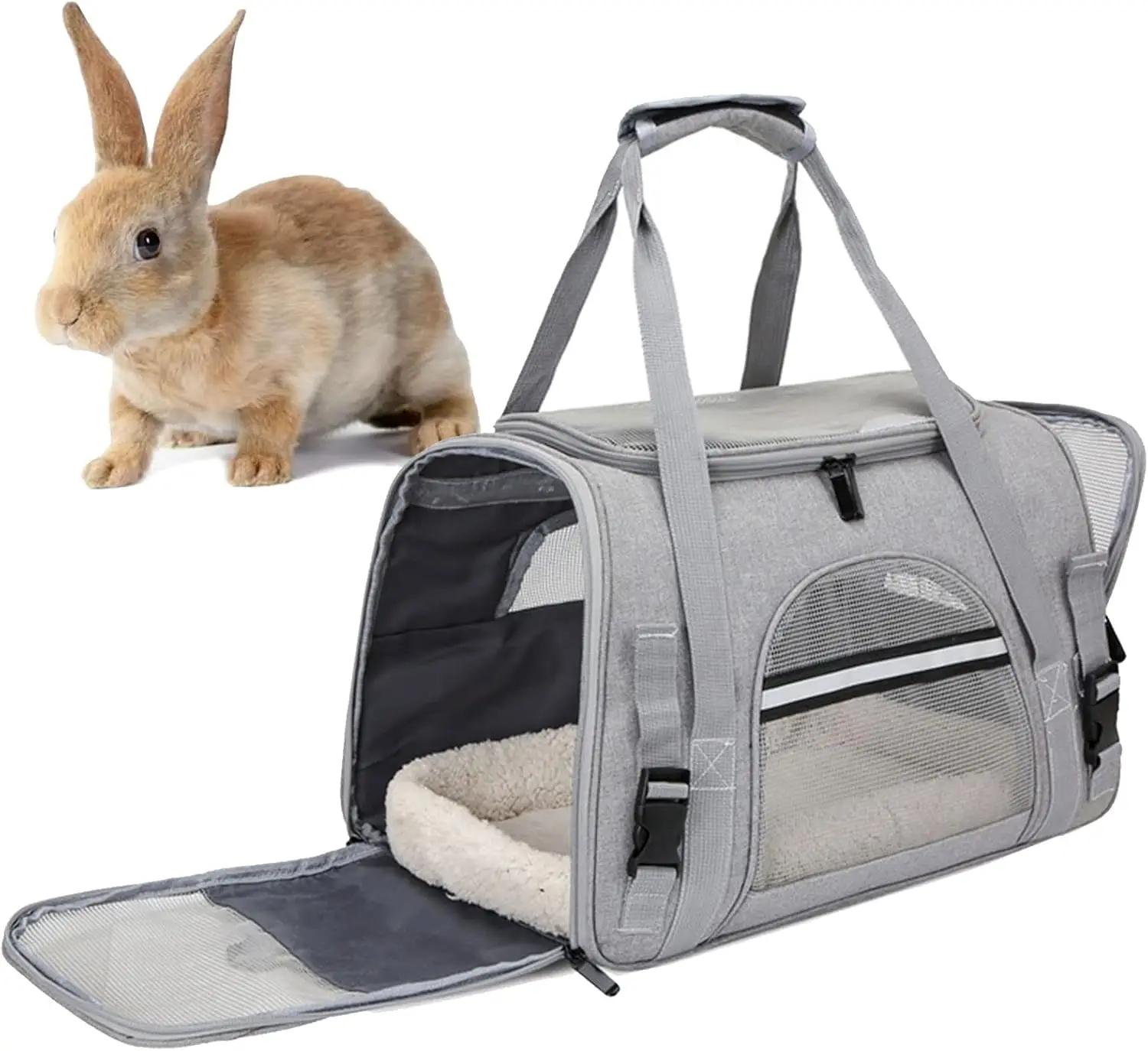Pet Carrier Bag for Cats Dogs Up Soft Cat Carrier Dog Carrier Travel Kitten Carrier with Mat Locking Safety Zippers
Pet Carrier Bag for Cats Dogs Up Soft Cat Carrier Dog Carrier Travel Kitten Carrier with Mat Locking Safety Zippers