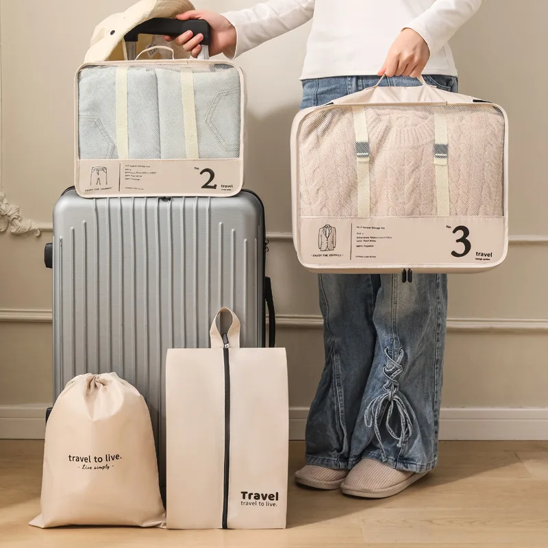 Travel storage bag Luggage and clothing organizer bag Travel packaging clothes bags Portable underwear storage bag 
Travel storage bag Luggage and clothing organizer bag Travel packaging clothes bags Portable underwear storage bag
