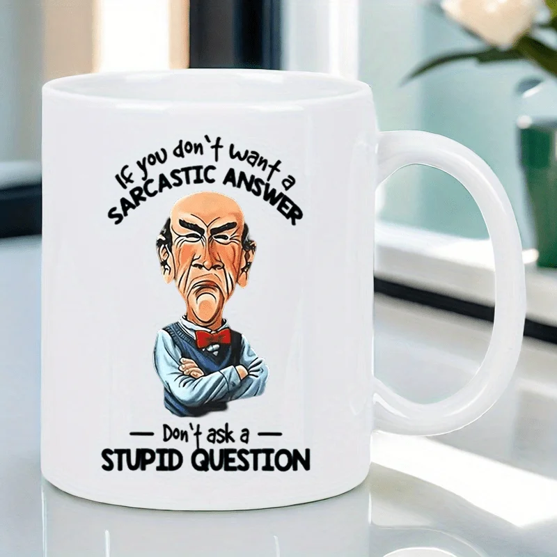 A STUPID QUESTION 11oz Ceramic Coffee Mug - Reusable, Hand-Wash Only, Insulated Travel Mug with Humorous Quote - Perfect Gift
A STUPID QUESTION 11oz Ceramic Coffee Mug - Reusable, Hand-Wash Only, Insulated Travel Mug with Humorous Quote - Perfect Gift