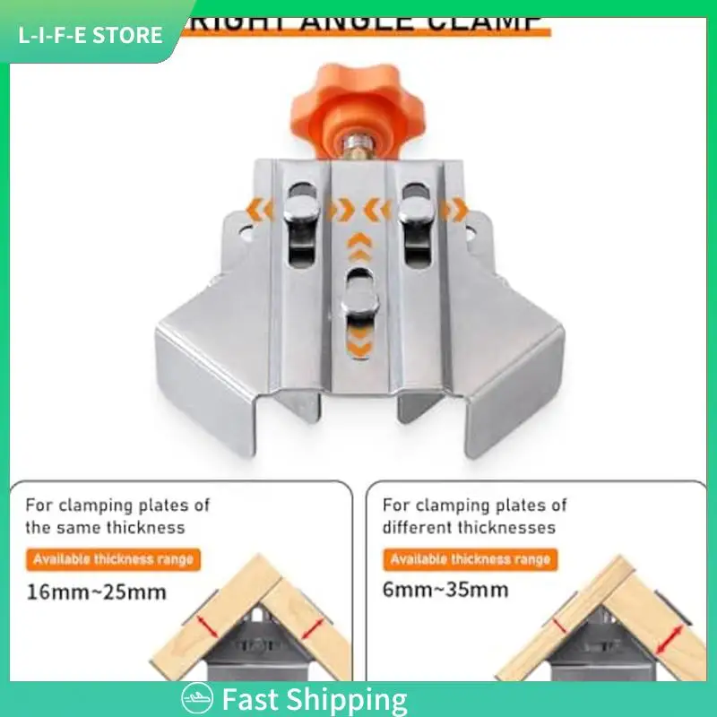 8 Multipurpose Stainless Steel 90 Degree Corner Clamp,Single Handle Adjustable Corner Clamping Tool For Woodworking Durable A
8 Multipurpose Stainless Steel 90 Degree Corner Clamp,Single Handle Adjustable Corner Clamping Tool For Woodworking Durable A