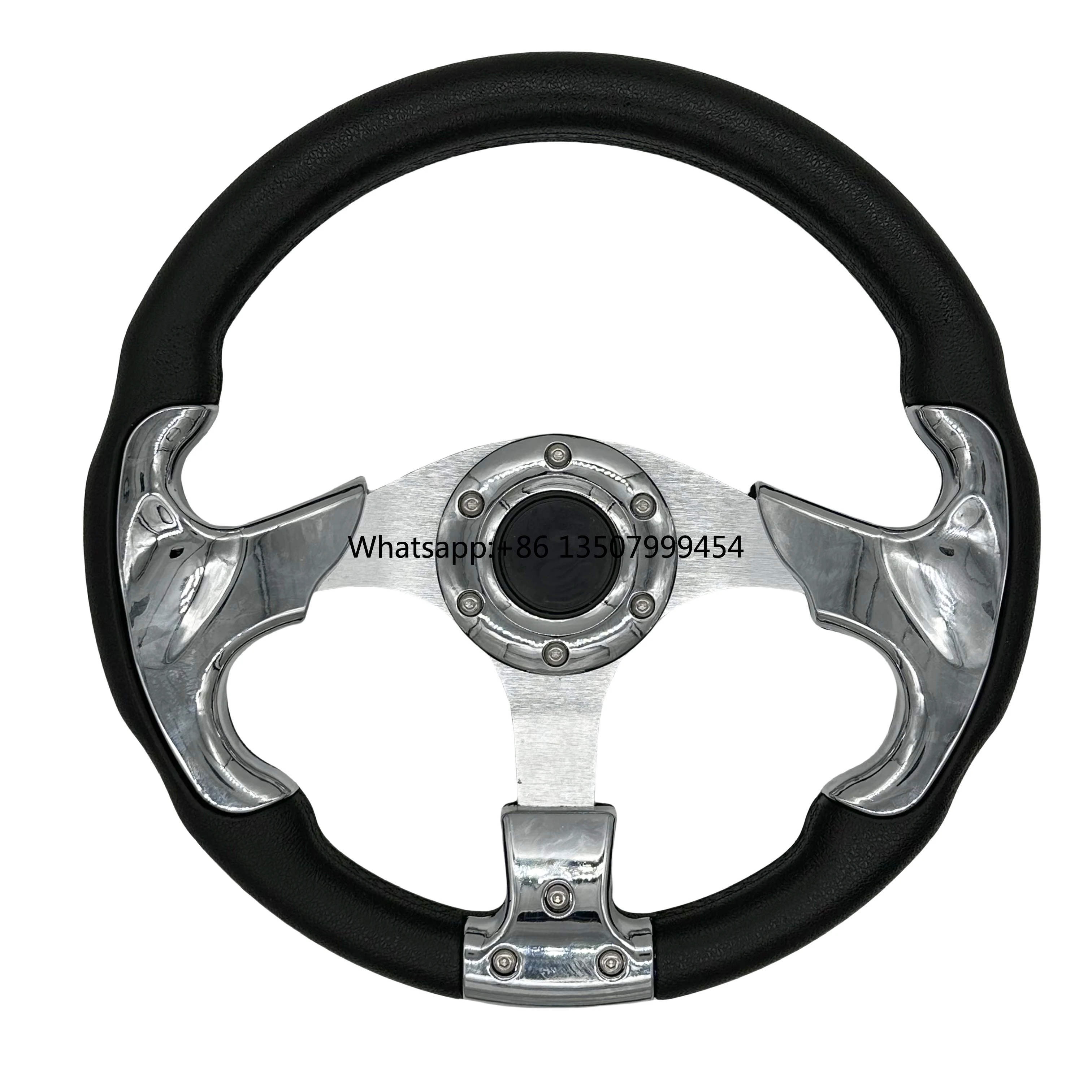 Universal 12.5 Inch/320 MM Plastic PU Golf Cart Steering Wheel Boat Steering Wheel
Universal 12.5 Inch/320 MM Plastic PU Golf Cart Steering Wheel Boat Steering Wheel