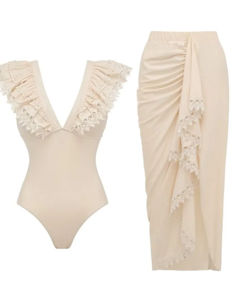 Retro Bikini Printed Fashion Two Piece Swimsuit And Cover Up With Skirt Tight Women's Bandage Summer Beach Luxury Elegant
Retro Bikini Printed Fashion Two Piece Swimsuit And Cover Up With Skirt Tight Women's Bandage Summer Beach Luxury Elegant