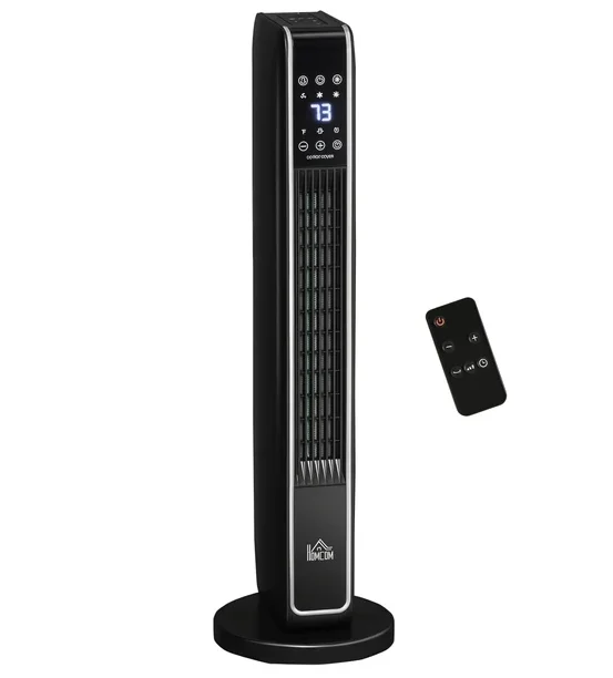 HOMCOM 2-In-1 Portable Electric Tower Heater, Oscillating Space Heater for Indoor Use with Remote Control, 8H Timer, Three Heati
HOMCOM 2-In-1 Portable Electric Tower Heater, Oscillating Space Heater for Indoor Use with Remote Control, 8H Timer, Three Heati