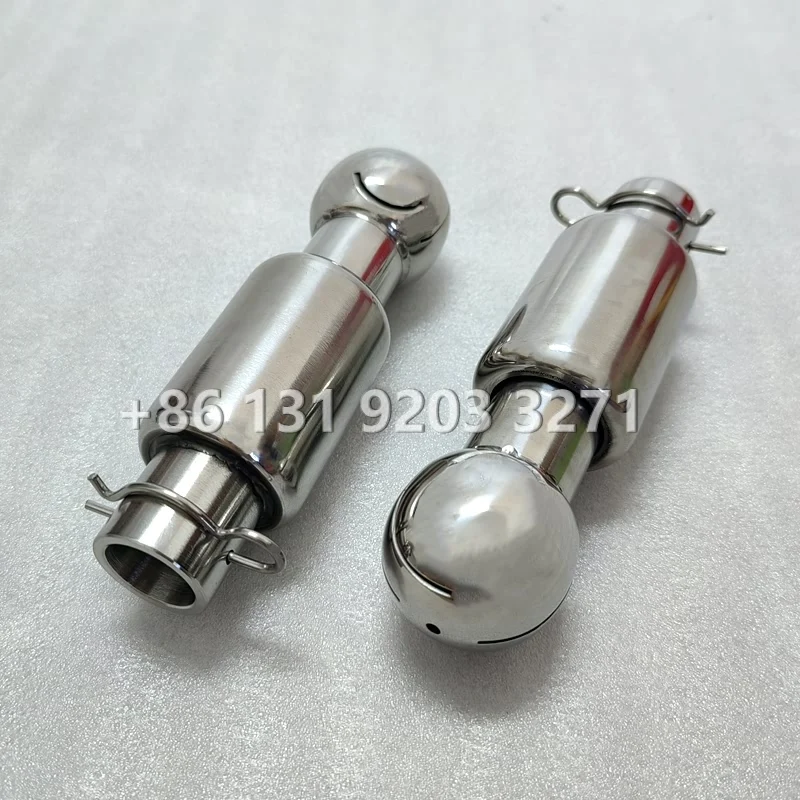 New Sprayers 19mm 25mm 32mm 38mm 51mm SS304 360degree Rotating Tank Cleaning CIP Nozzle Rotary Spray Cleaning CIP Ball for Tank
New Sprayers 19mm 25mm 32mm 38mm 51mm SS304 360degree Rotating Tank Cleaning CIP Nozzle Rotary Spray Cleaning CIP Ball for Tank