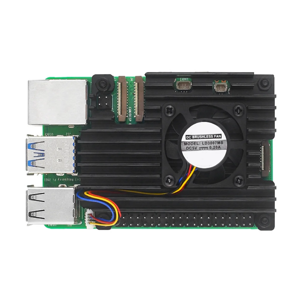 A82T-Для Raspberry Pi 5, алюминиевый корпус, корпус с ЧПУ, корпус охлаждающего вентилятора с активным и пассивным охлаждением, RPi 5, металлический
A82T-Для Raspberry Pi 5, алюминиевый корпус, корпус с ЧПУ, корпус охлаждающего вентилятора с активным и пассивным охлаждением, RPi 5, металлический