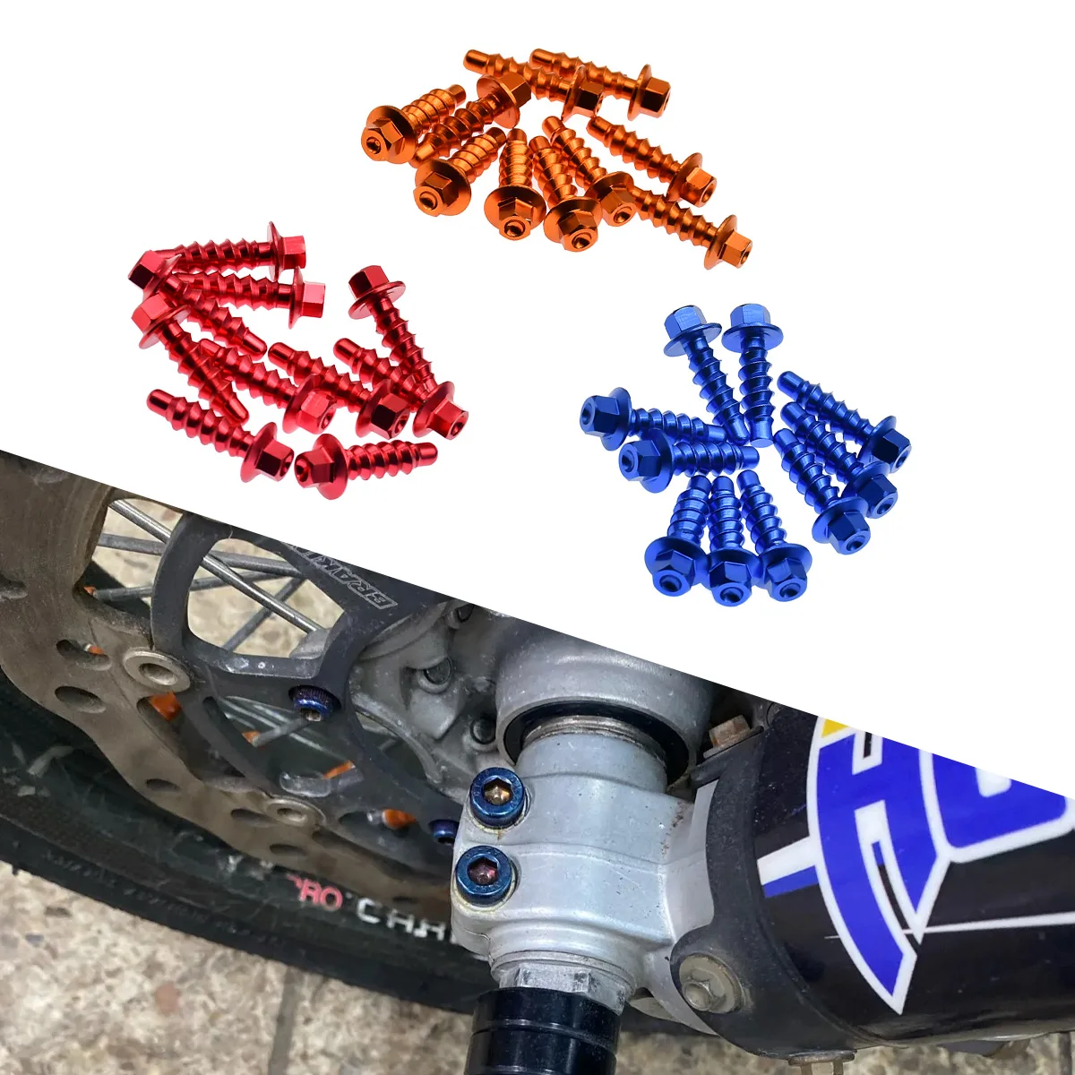 CNC Aluminum Motorcycle Self Tapping Screw Bolts Kit For KTM SX/SXF/XC/XCF/EXC/EXCF/XCW/TPI/Six Days 125CC-530cc 2004-2022
CNC Aluminum Motorcycle Self Tapping Screw Bolts Kit For KTM SX/SXF/XC/XCF/EXC/EXCF/XCW/TPI/Six Days 125CC-530cc 2004-2022