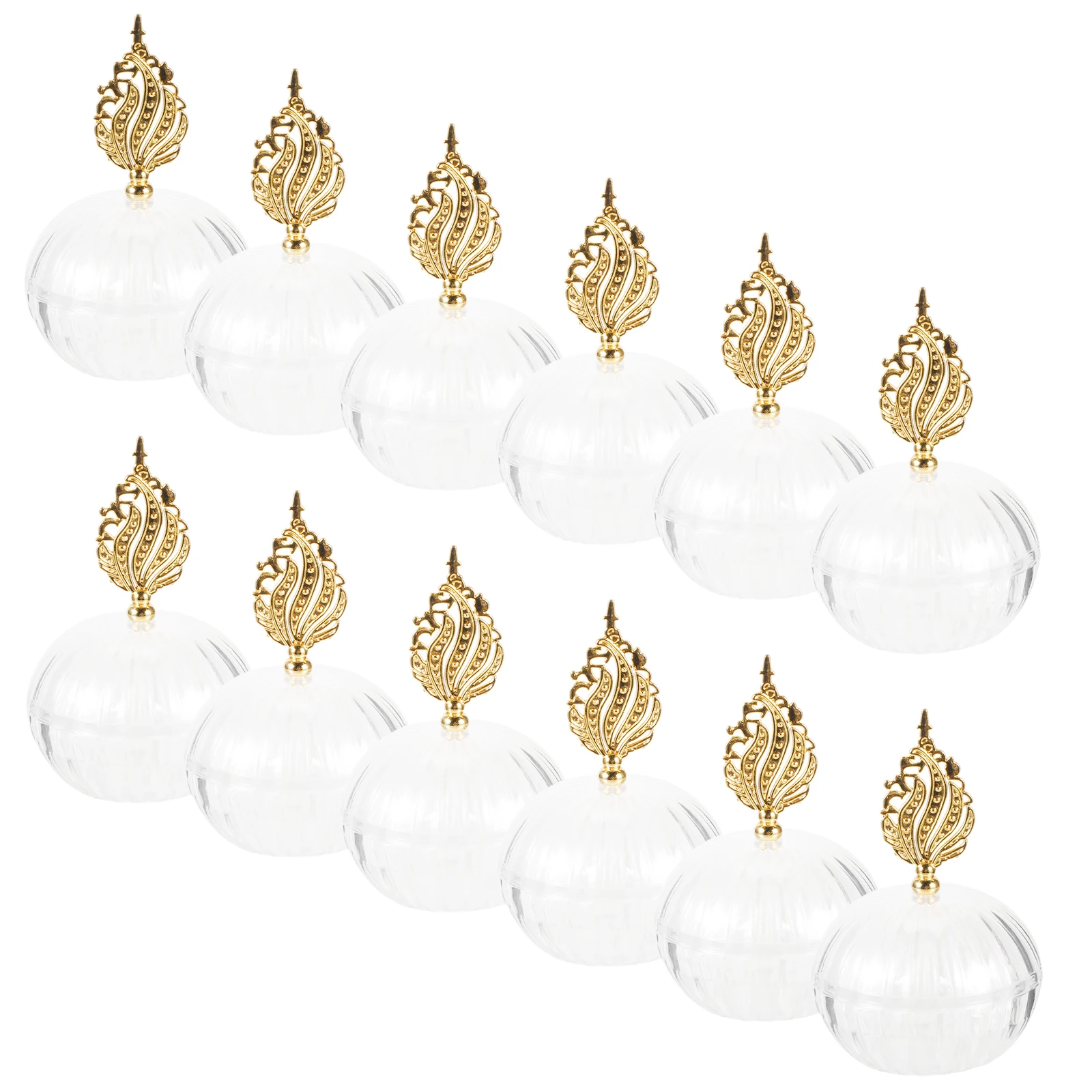 12pcs Candy Transparent Round Creative Party Favor Boxes for Wedding Banquet Gifts Bulk Small Clear Packaging Boxes 
12pcs Candy Transparent Round Creative Party Favor Boxes for Wedding Banquet Gifts Bulk Small Clear Packaging Boxes