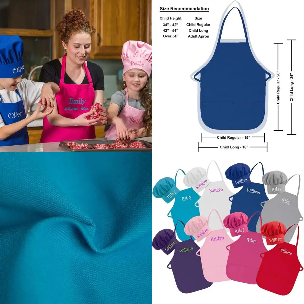 Детский фартук и шапочка с вышивкой на заказ, сделанные в США, с именем для малышей и детей
Детский фартук и шапочка с вышивкой на заказ, сделанные в США, с именем для малышей и детей