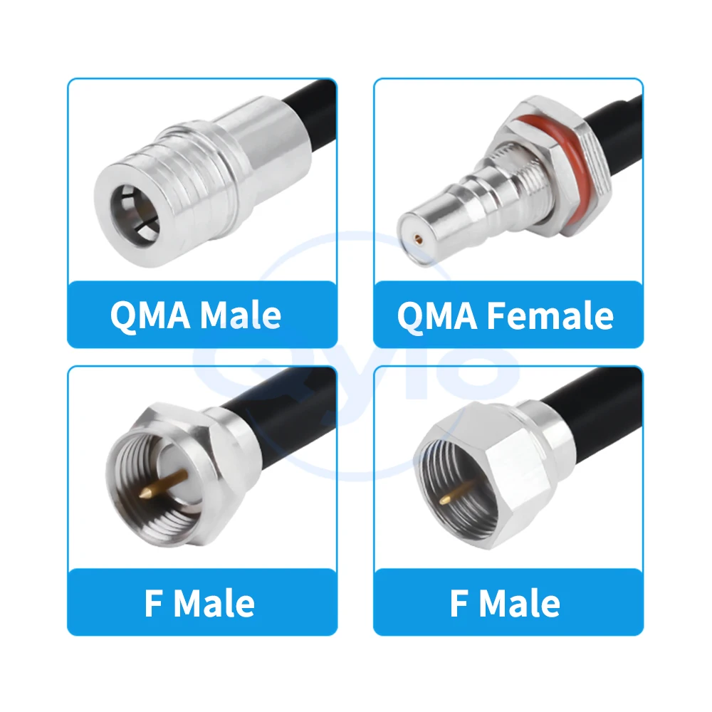 (1 pcs) QMA to F-Type RF Test Cable RG142-PUR High Flex Cable QMA to F-Type Male / Female High-Frequency Cable QMA to F Cable
(1 pcs) QMA to F-Type RF Test Cable RG142-PUR High Flex Cable QMA to F-Type Male / Female High-Frequency Cable QMA to F Cable