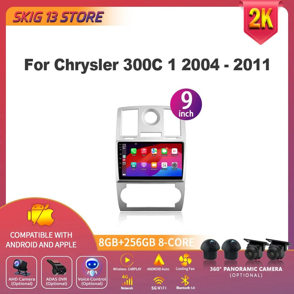 Android 14 Car Radio For Chrysler 300C 1 2004 - 2011 Multimedia Video Player Navigation GPS Wireless Carplay 2DIN Screen Stereo
Android 14 Car Radio For Chrysler 300C 1 2004 - 2011 Multimedia Video Player Navigation GPS Wireless Carplay 2DIN Screen Stereo