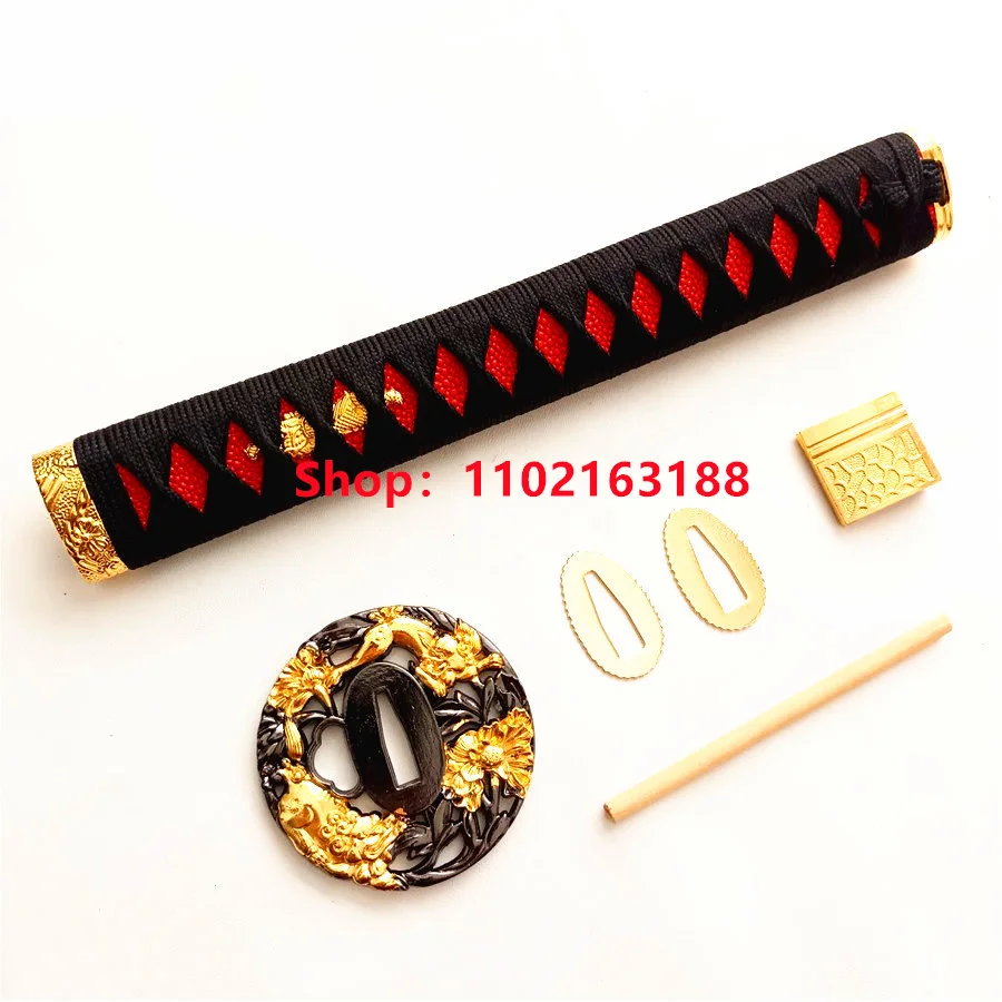 High Quality Handle Tsuka Hilt Alloy Parts Handguard Tsuba Guard For Real Japanese Japan Samurai Katana Sword Fittings New
High Quality Handle Tsuka Hilt Alloy Parts Handguard Tsuba Guard For Real Japanese Japan Samurai Katana Sword Fittings New