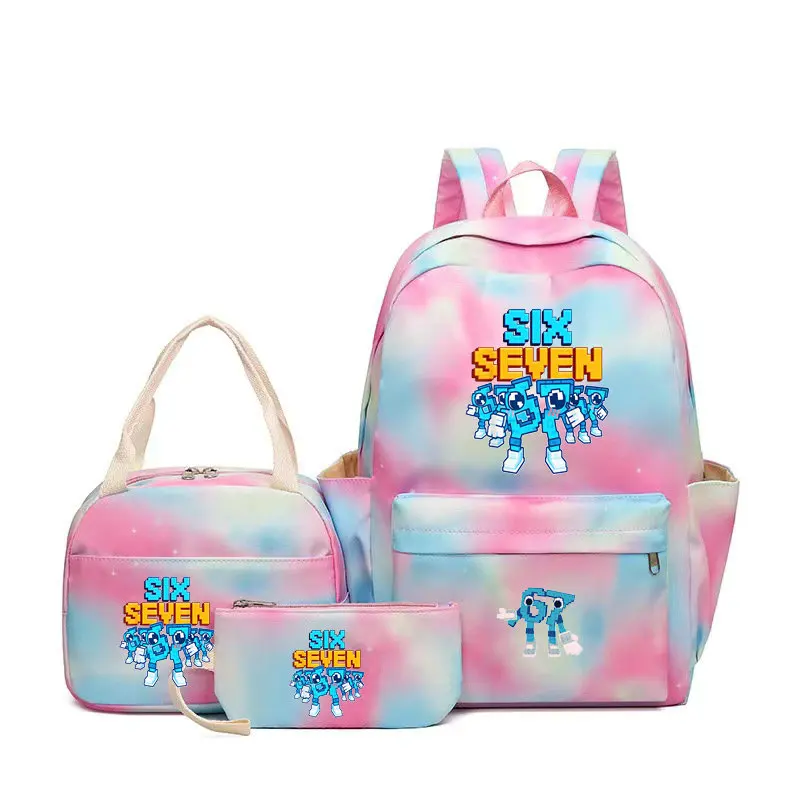 67 Six Seven Backpack 3PCS Capacity Laptop Teens School Bags With Lunch Bags Travel Casual Mochilas
67 Six Seven Backpack 3PCS Capacity Laptop Teens School Bags With Lunch Bags Travel Casual Mochilas