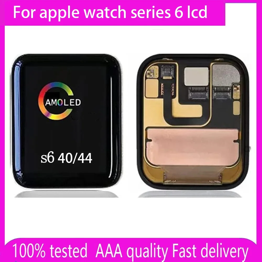 For apple watch series 6 lcd touch screen oled display digitizer assembly iwatch substitution 40mm 44mm
For apple watch series 6 lcd touch screen oled display digitizer assembly iwatch substitution 40mm 44mm