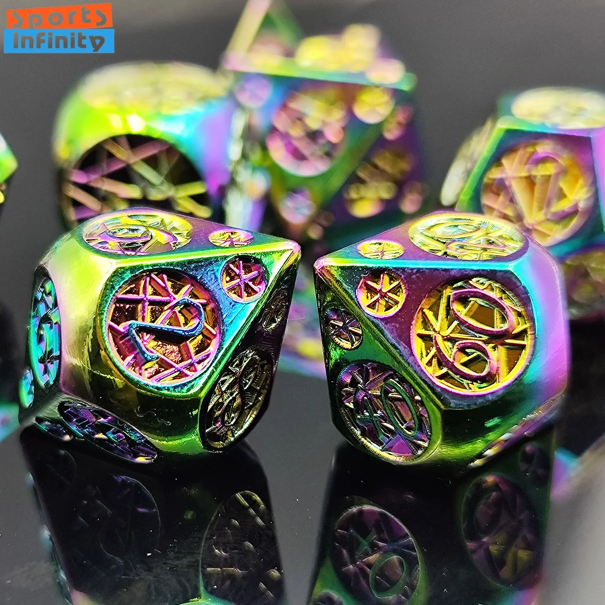 7pcs of Metal Solid Digital Dice Dnd Cthulhu Running Group Board Game Role-playing Polyhedral Dice DND COC Dice D20 Number Dices
7pcs of Metal Solid Digital Dice Dnd Cthulhu Running Group Board Game Role-playing Polyhedral Dice DND COC Dice D20 Number Dices