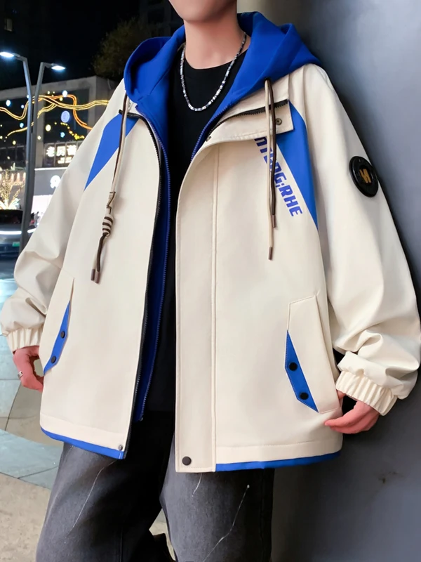 Youth Outerwear Loose Fit Men's College Sle Jaet Spring Autumn Trendy Brand New Model Teenage Boys' Hooded Zipper Jaet
Youth Outerwear Loose Fit Men's College Sle Jaet Spring Autumn Trendy Brand New Model Teenage Boys' Hooded Zipper Jaet