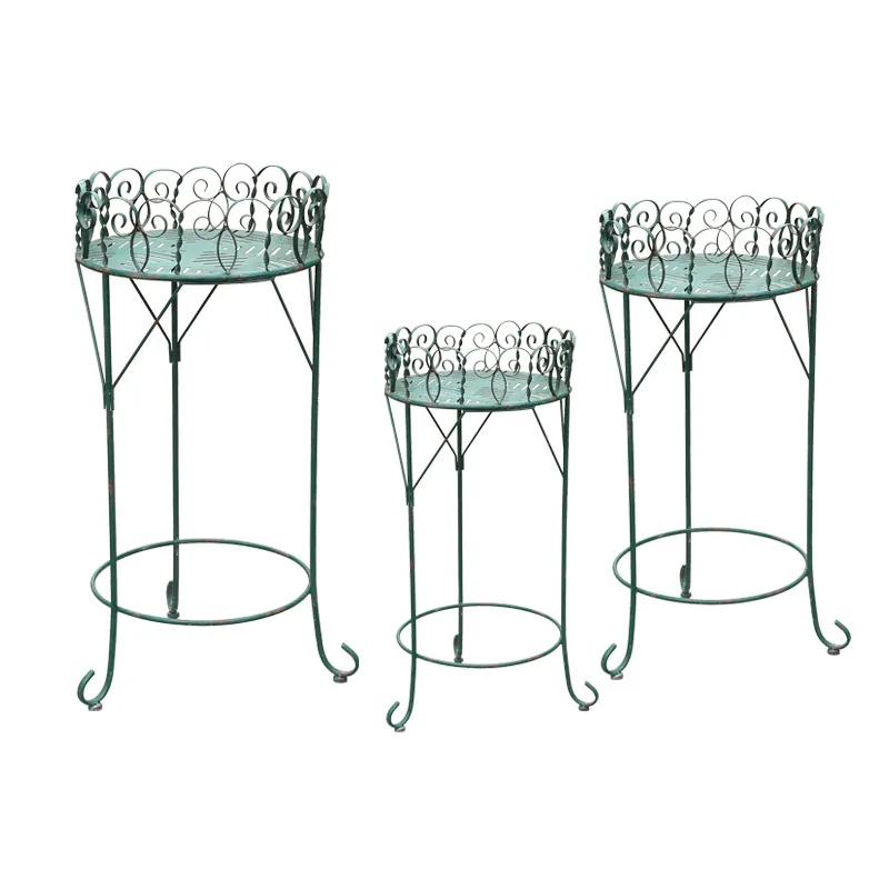 Outdoor Terrace Wrought Iron Round Flower Rack Balcony Plant Shelf Garden Pot Rack Floor-to-ceiling Garden Rack
Outdoor Terrace Wrought Iron Round Flower Rack Balcony Plant Shelf Garden Pot Rack Floor-to-ceiling Garden Rack