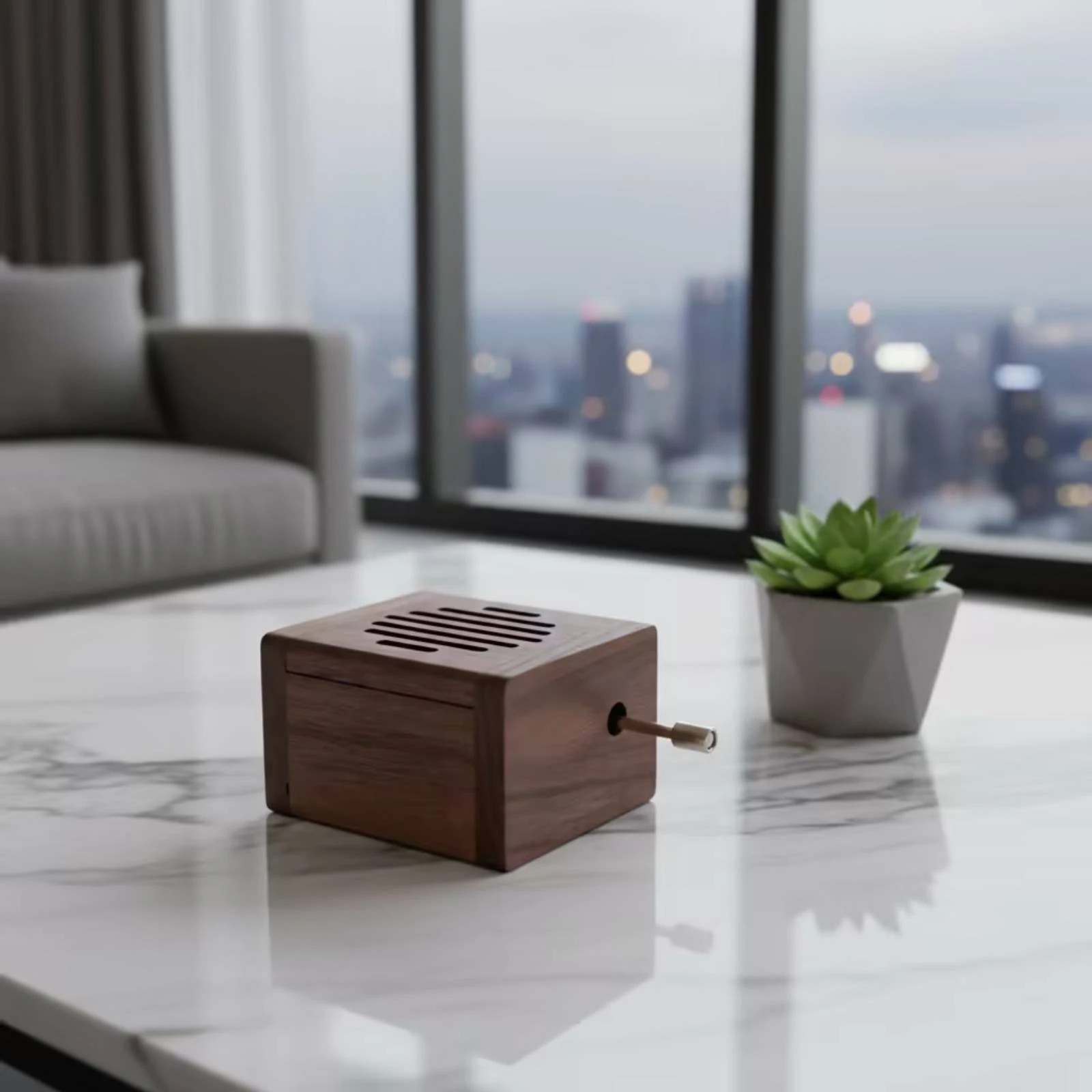 Wooden Hand-Crank Melody Box Wood Grain Rectangular Wooden Melody Box Gift Item Natural Finish Slotted Grille
Wooden Hand-Crank Melody Box Wood Grain Rectangular Wooden Melody Box Gift Item Natural Finish Slotted Grille