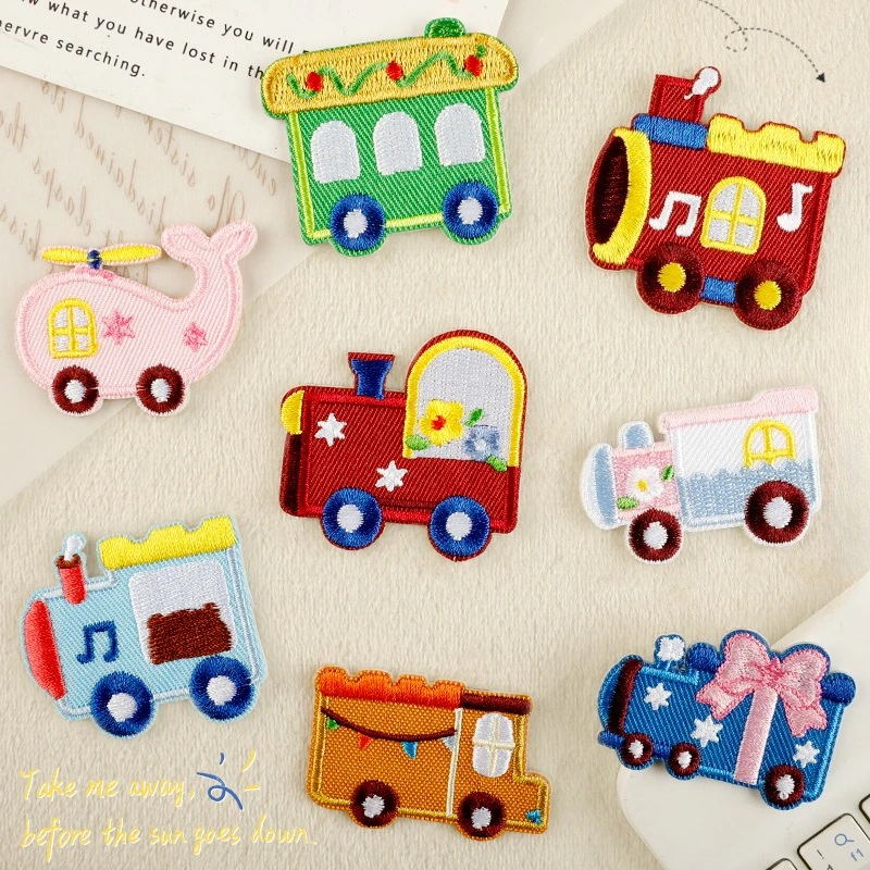 Cute Children Toy Car Vehicle Train Self-Adhesive Sew Embroidery Badge Patch DIY T-shirt Hat Backpack Clothing Appliques Sticker
Cute Children Toy Car Vehicle Train Self-Adhesive Sew Embroidery Badge Patch DIY T-shirt Hat Backpack Clothing Appliques Sticker