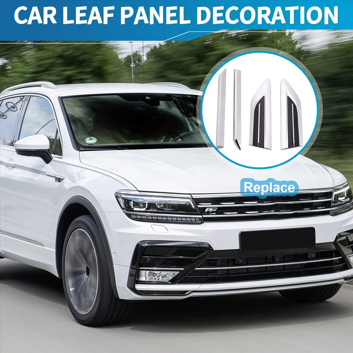 #90E Automotive Parts & Accessories,For 2016 2017 2018 Tiguan Mk2 Door Side Wing Emblem Sticker Trim (Silver)
#90E Automotive Parts & Accessories,For 2016 2017 2018 Tiguan Mk2 Door Side Wing Emblem Sticker Trim (Silver)