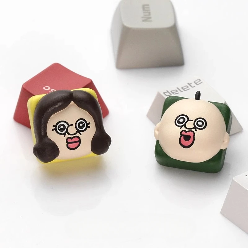 Bbang Bbang and Yuzhi Key Cap Resin Artisan Anime Keycap Cherry Profile Funny Keycaps for Mechanical Keyboard Accessories Gift
Bbang Bbang and Yuzhi Key Cap Resin Artisan Anime Keycap Cherry Profile Funny Keycaps for Mechanical Keyboard Accessories Gift