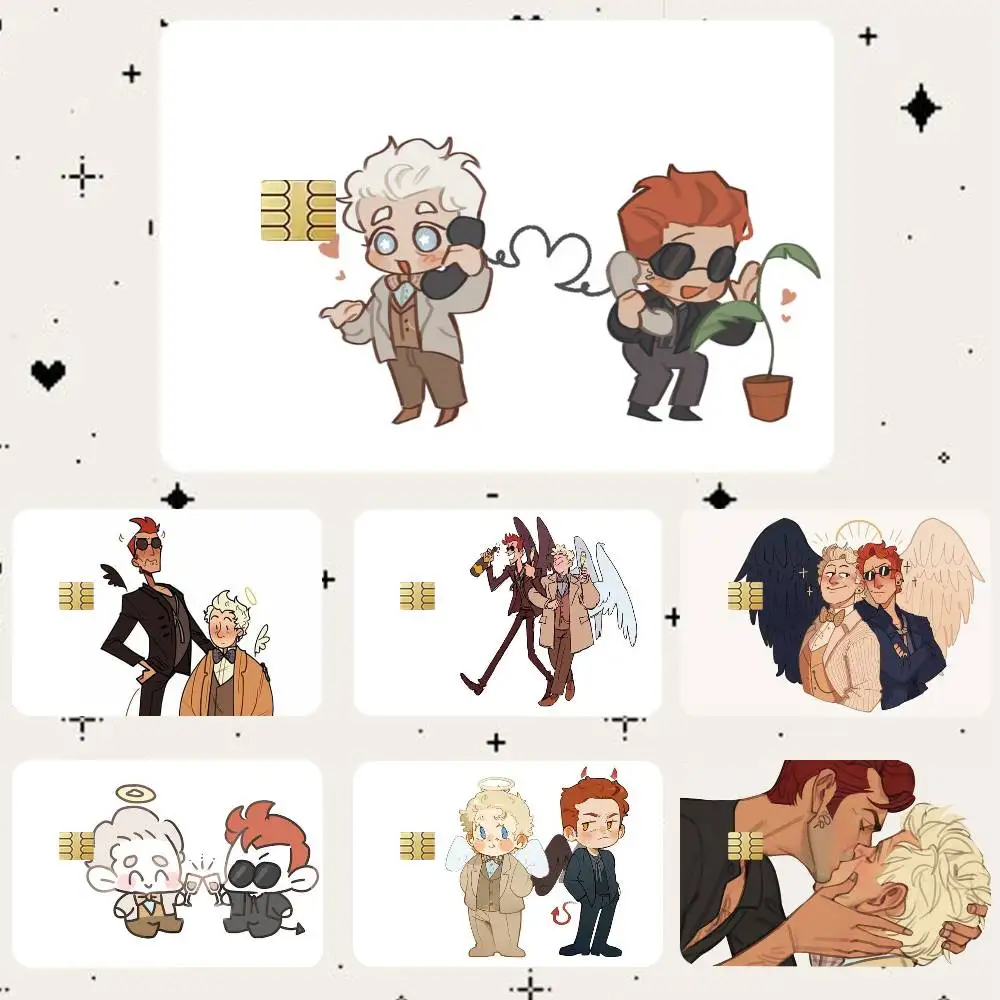 Good Omens HD Waterproof Card Skins Protective Stickers for Credit Bank Game Cards
Good Omens HD Waterproof Card Skins Protective Stickers for Credit Bank Game Cards