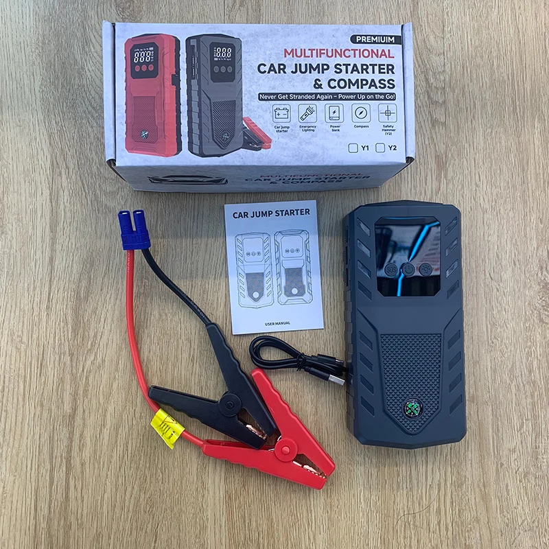 High Performance man-carried 12V 6000mah emergency power supply & battery capacity (Model Y2) Including a toolbox an air pump
High Performance man-carried 12V 6000mah emergency power supply & battery capacity (Model Y2) Including a toolbox an air pump
