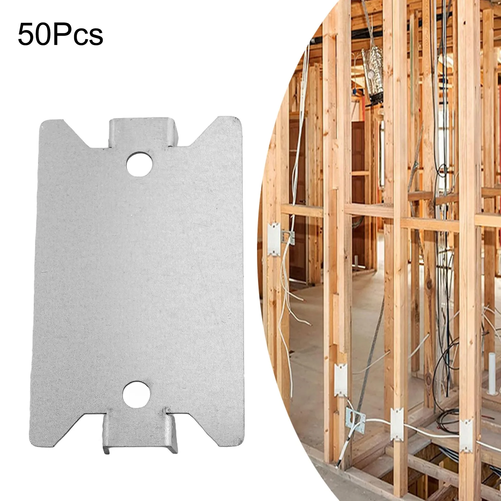 Studs Nail Plates Plumbing Protectors Construction Wood Drilling Easy Installation Pointed Tip Reliable Protection
Studs Nail Plates Plumbing Protectors Construction Wood Drilling Easy Installation Pointed Tip Reliable Protection