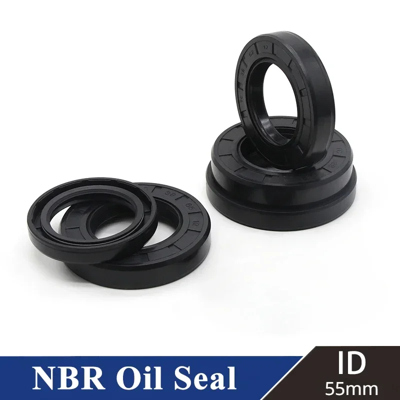 1pcs ID 55mm Black NBR Framework Oil Seal OD 70~110mm TC Nitrile Rubber Cover Double Lip Seal Gasket with Spring
1pcs ID 55mm Black NBR Framework Oil Seal OD 70~110mm TC Nitrile Rubber Cover Double Lip Seal Gasket with Spring