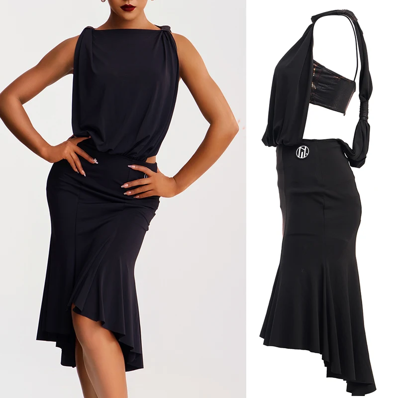 2023 Sleeveless Chest Wrap Dress Adult Chacha Rumba Tango Latin Practice Clothes Latin Dance Performance Dress For Women DN15822
2023 Sleeveless Chest Wrap Dress Adult Chacha Rumba Tango Latin Practice Clothes Latin Dance Performance Dress For Women DN15822