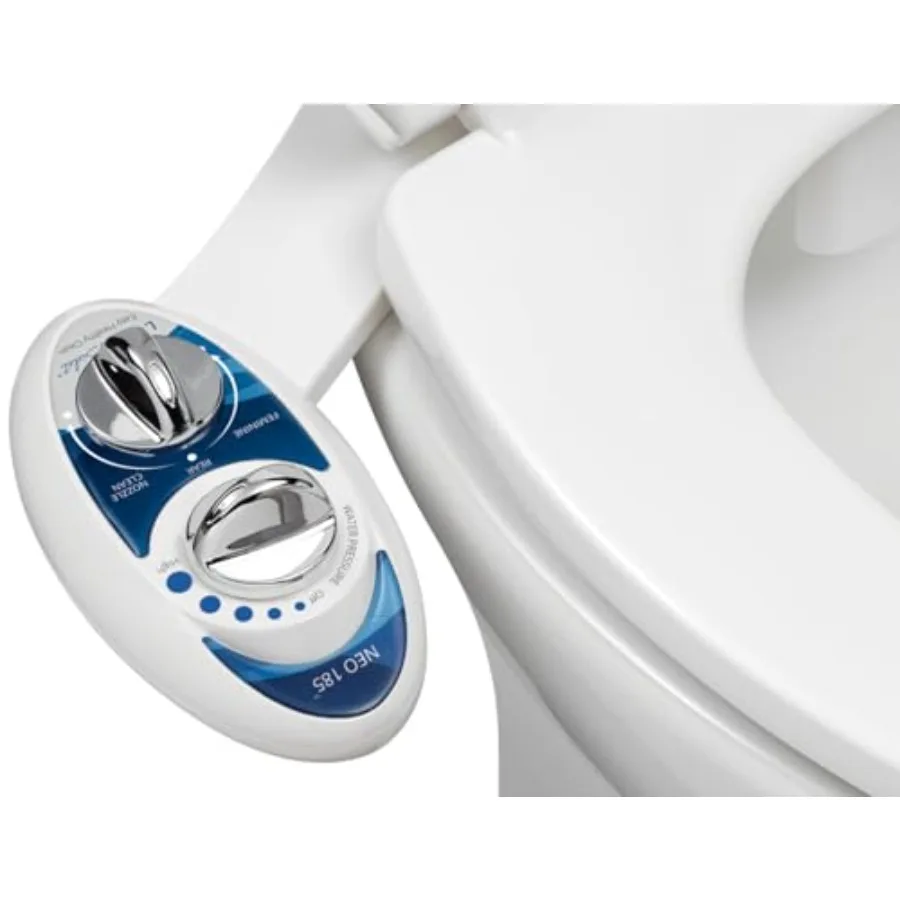 NEO 185 - Dual Nozzle Self-Cleaning Non-Electric Bidet Attachment for Toilet Seat with Adjustable Water Pressure Ideal for Rear
NEO 185 - Dual Nozzle Self-Cleaning Non-Electric Bidet Attachment for Toilet Seat with Adjustable Water Pressure Ideal for Rear