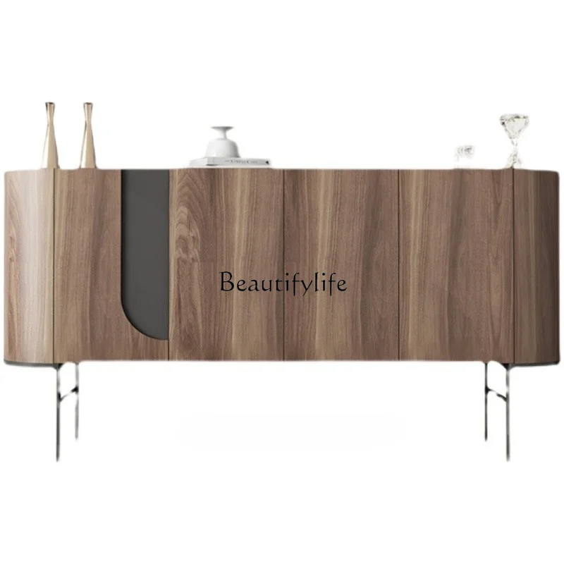 Italian personality and creativity walnut color side cabinet Nordic design entrance cabinet light luxury
Italian personality and creativity walnut color side cabinet Nordic design entrance cabinet light luxury