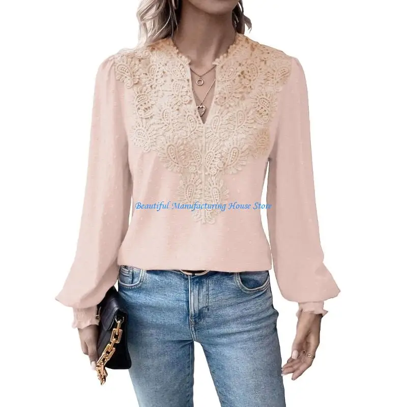 E56A Stylish Women's V Neck Long Sleeve Pleated Blouse Ruffled Cuffs Tops for Fashionable Office and Social Wear
E56A Stylish Women's V Neck Long Sleeve Pleated Blouse Ruffled Cuffs Tops for Fashionable Office and Social Wear