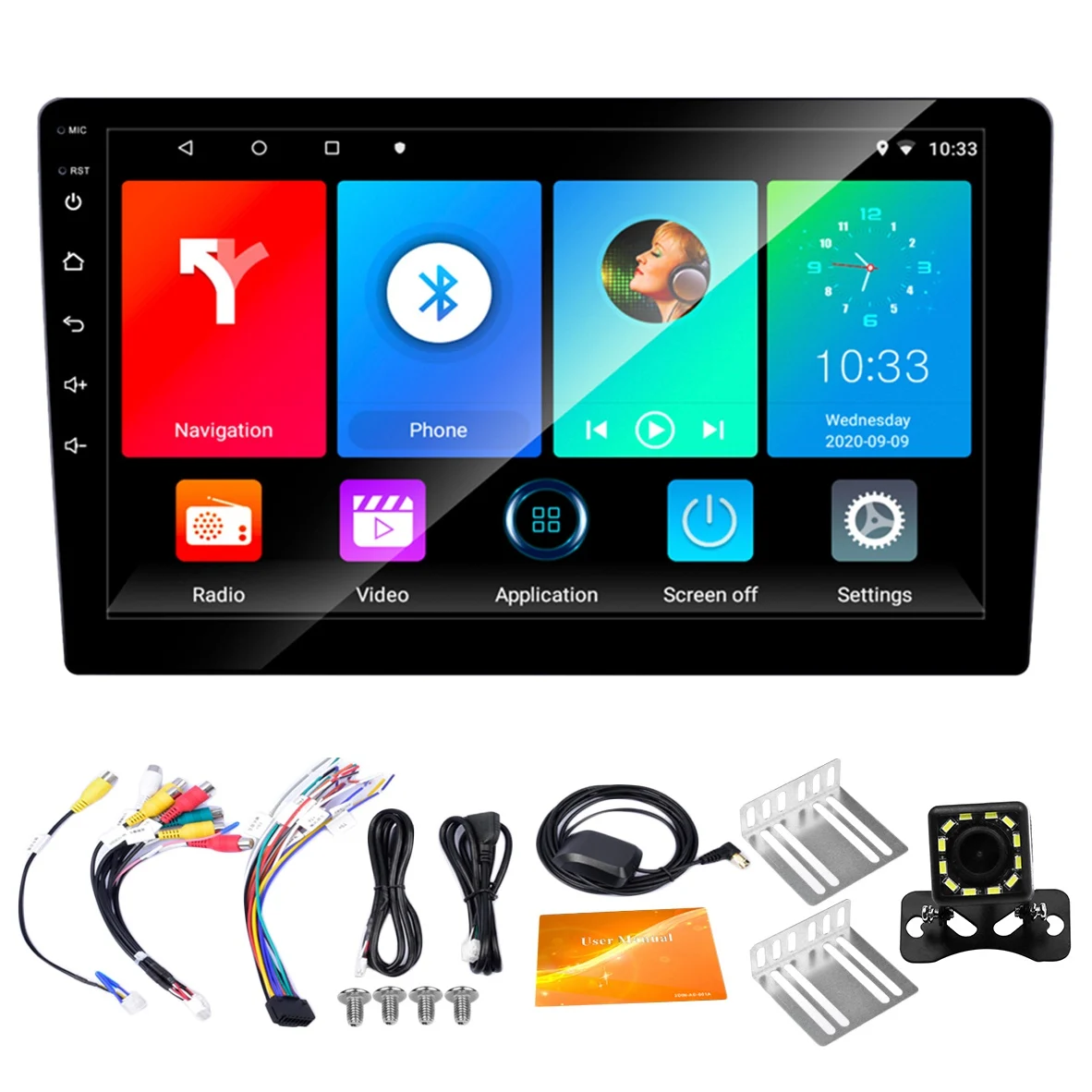 2 Din Car Radio Android 10.1 9 Inch Press Screen Car MP5 Player Radio GPS Navigation Wifi Bluetooth for Car B
2 Din Car Radio Android 10.1 9 Inch Press Screen Car MP5 Player Radio GPS Navigation Wifi Bluetooth for Car B