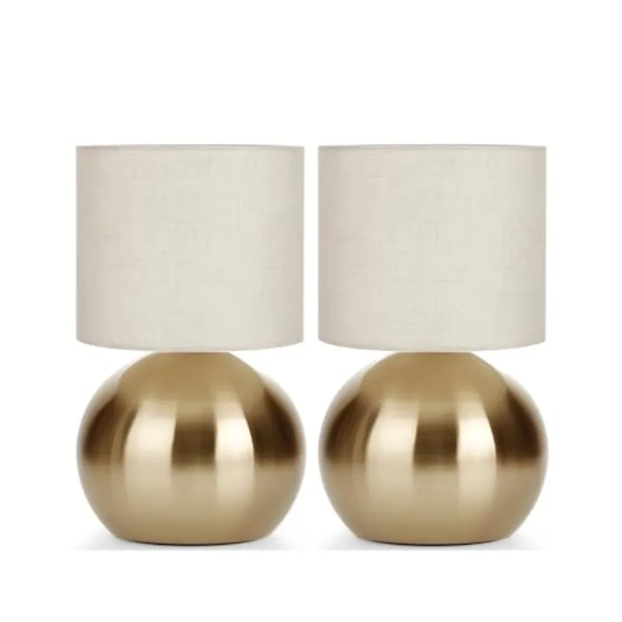 Modern Small Table Lamp Set of 2 Minimalist Nightstand Bedside Lamps with One-Button Inline Switch 10.4 Inch Desk Light for Bed
Modern Small Table Lamp Set of 2 Minimalist Nightstand Bedside Lamps with One-Button Inline Switch 10.4 Inch Desk Light for Bed