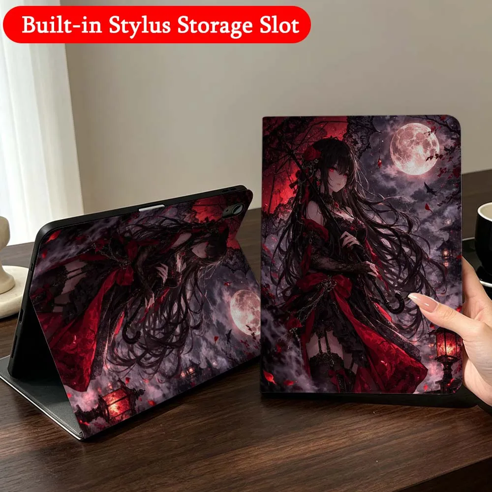 Anime Cartoon Girl Dark For iPad Mini Pro Air 5 6 7 8 9 11 9.7 7.9 10.9 13 12.9 inch Folding Automatic Sleep/Make Tablet Case
Anime Cartoon Girl Dark For iPad Mini Pro Air 5 6 7 8 9 11 9.7 7.9 10.9 13 12.9 inch Folding Automatic Sleep/Make Tablet Case