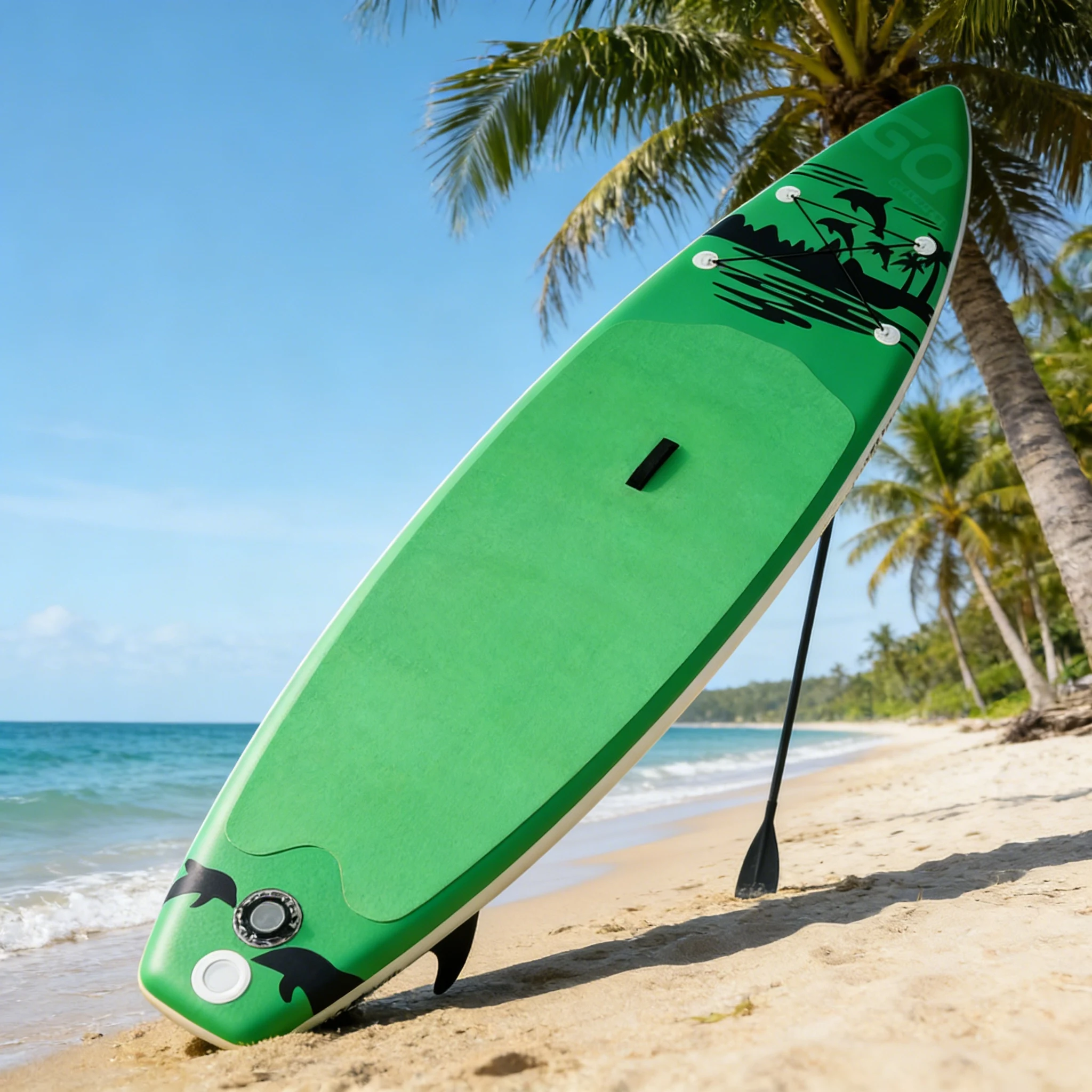 Unisex Inflatable Stand-Up Paddleboarding Surfboard with PVC Material for Ocean Water Sports
Unisex Inflatable Stand-Up Paddleboarding Surfboard with PVC Material for Ocean Water Sports