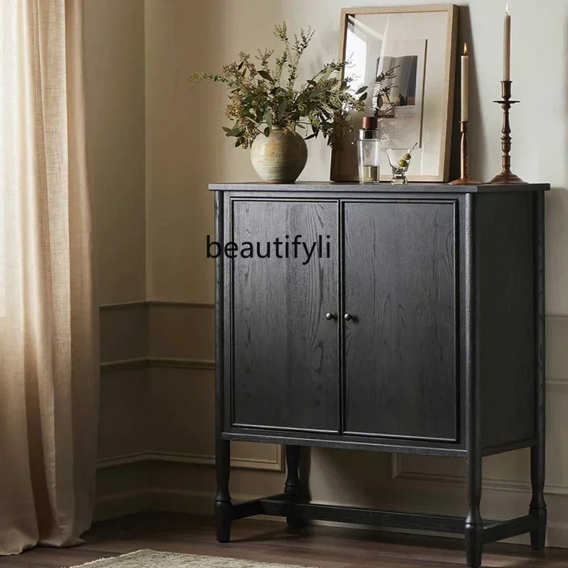 American solid wood dining side wine cabinet retro medieval dining side cabinet storage storage decorative cabinetA4567
American solid wood dining side wine cabinet retro medieval dining side cabinet storage storage decorative cabinetA4567