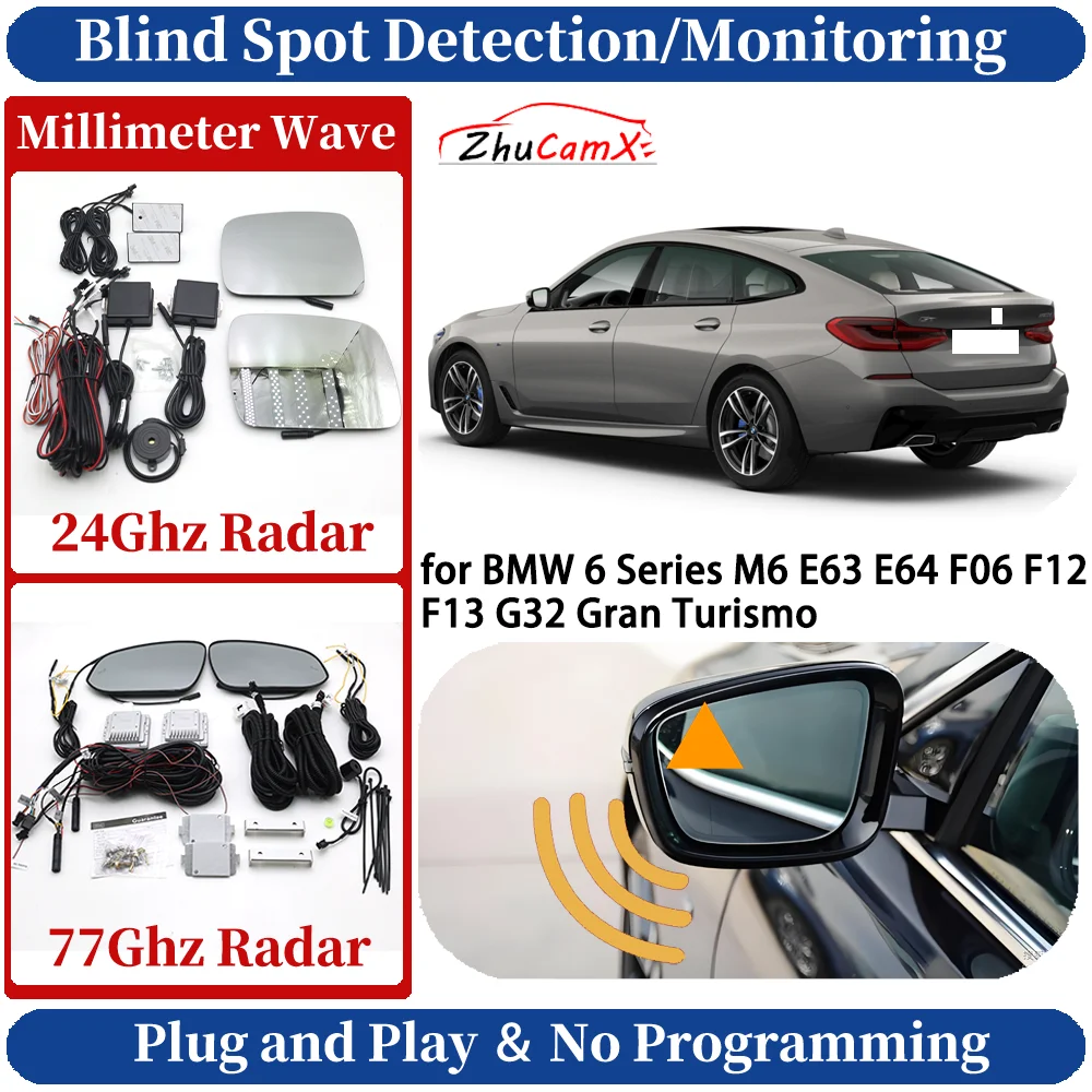 Blind Spot Monitoring/Detection System for BMW 6 Series M6 E63 E64 F06 F12 F13 G32 Gran Turismo Night Driving Side Assist
Blind Spot Monitoring/Detection System for BMW 6 Series M6 E63 E64 F06 F12 F13 G32 Gran Turismo Night Driving Side Assist