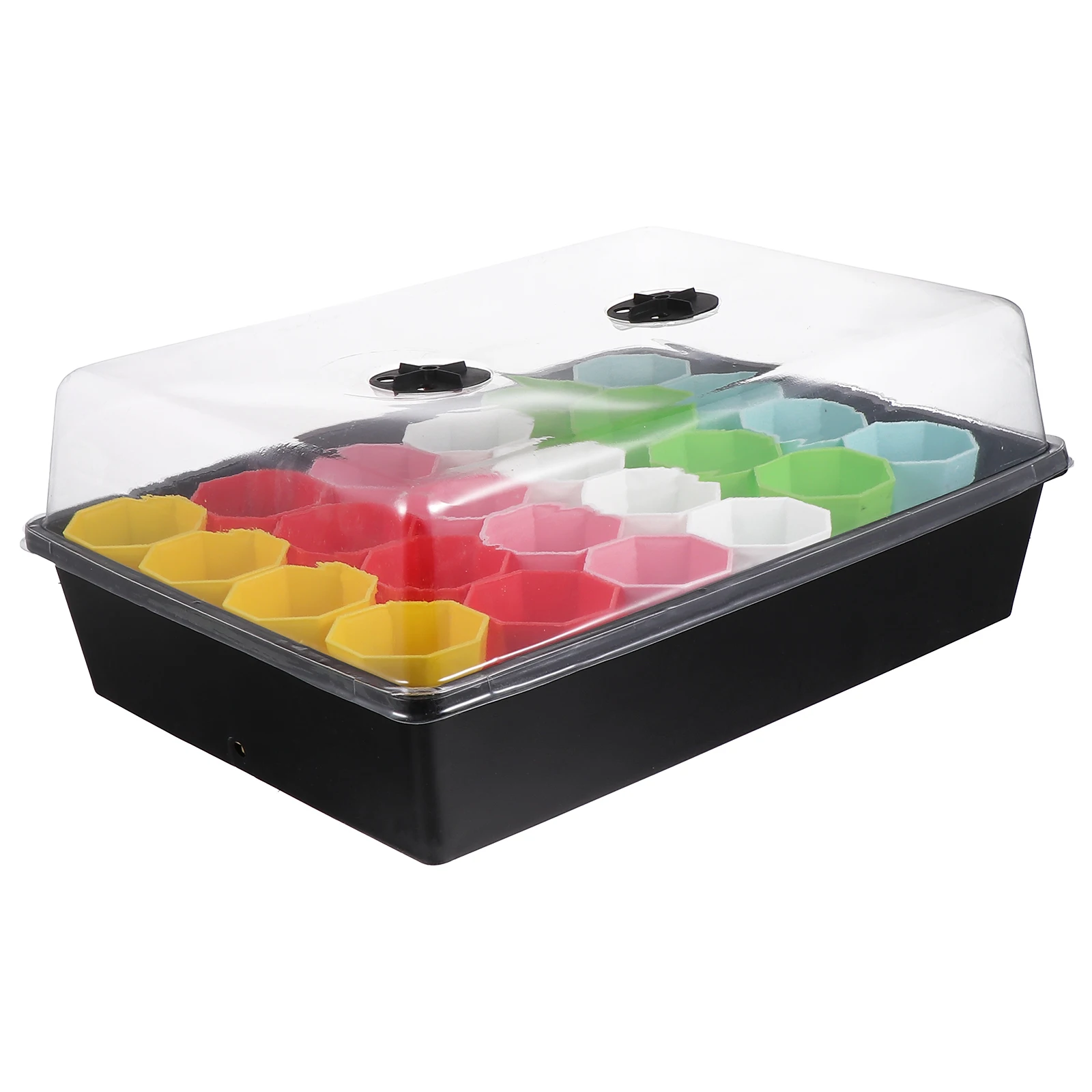 Nursery Pot Tray Kit Growing Trays Propagation Starter Plastic Cell Seedlings Garden Set Sprouter Trays Mini Leaves
Nursery Pot Tray Kit Growing Trays Propagation Starter Plastic Cell Seedlings Garden Set Sprouter Trays Mini Leaves