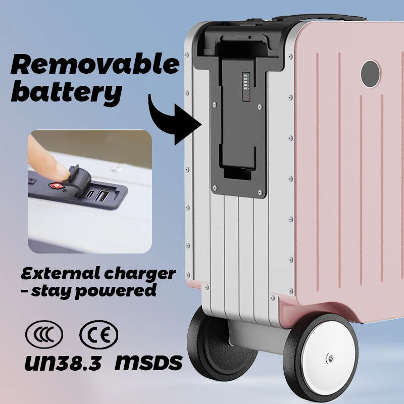 Maleta Fengjiu 20'' para Cabina – Resistente 150kg, Certificado CE/3C, Con Asiento Electric Smart Luggage
Maleta Fengjiu 20'' para Cabina – Resistente 150kg, Certificado CE/3C, Con Asiento Electric Smart Luggage