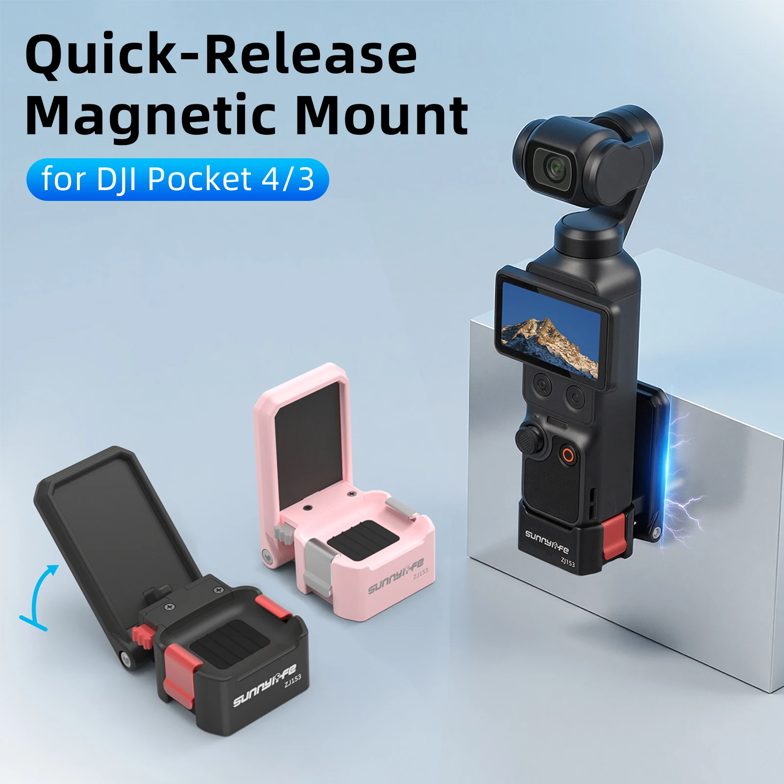 Magnetic Mount for DJI Osmo Pocket 4 3,Quick-Release Magnetic Stand Adjustable Base Portable Outdoor for Pocket4 Accessories
Magnetic Mount for DJI Osmo Pocket 4 3,Quick-Release Magnetic Stand Adjustable Base Portable Outdoor for Pocket4 Accessories