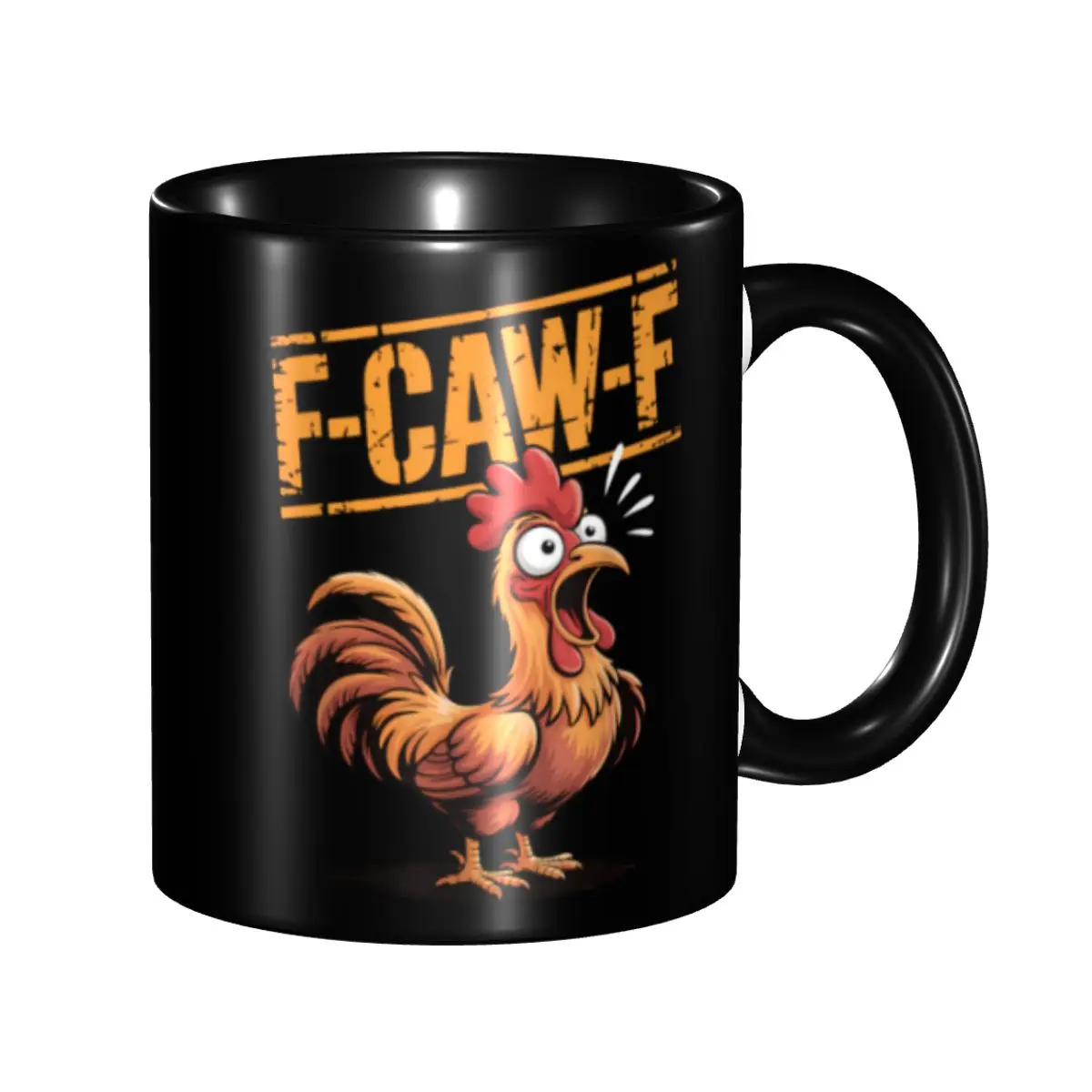 DIY Funny F-Caw-F Chicken FCAWF Ceramic Mugs Personalized Coffee Cups Creative Gift
DIY Funny F-Caw-F Chicken FCAWF Ceramic Mugs Personalized Coffee Cups Creative Gift