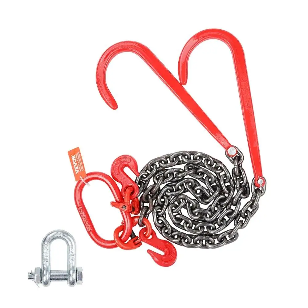 3/8" x 3' for G8 0 Tow Chain J Hook V-Chain Bridle Grab Hook Wrecker 15600 lbs
3/8" x 3' for G8 0 Tow Chain J Hook V-Chain Bridle Grab Hook Wrecker 15600 lbs