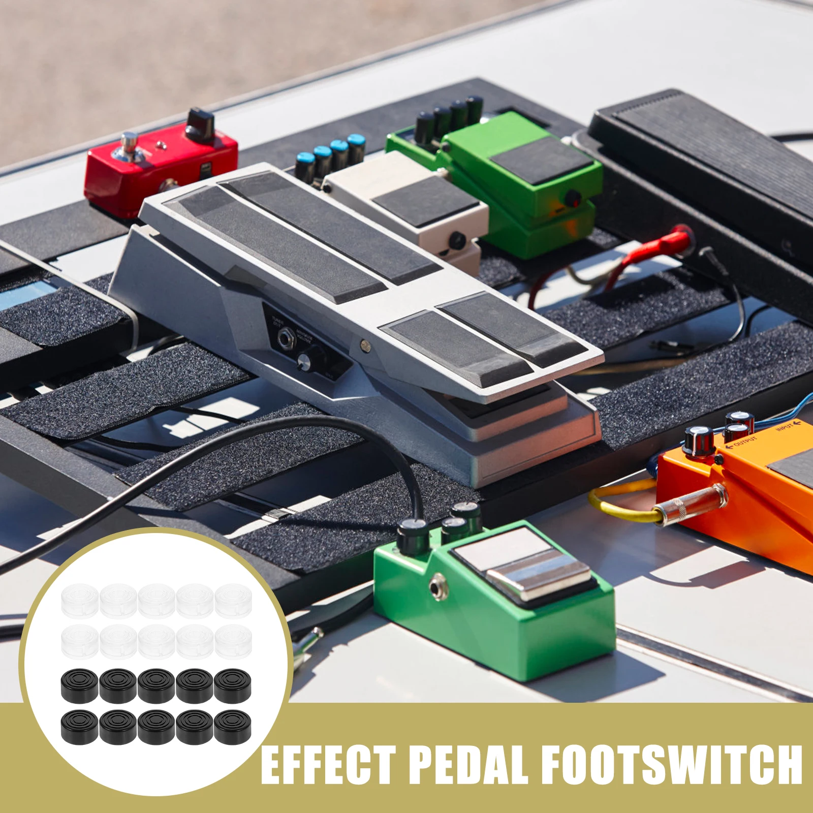 20 Pcs Effect Pedal Cap Guitar Footswitch Topper Accessories Protective Button Effects
20 Pcs Effect Pedal Cap Guitar Footswitch Topper Accessories Protective Button Effects