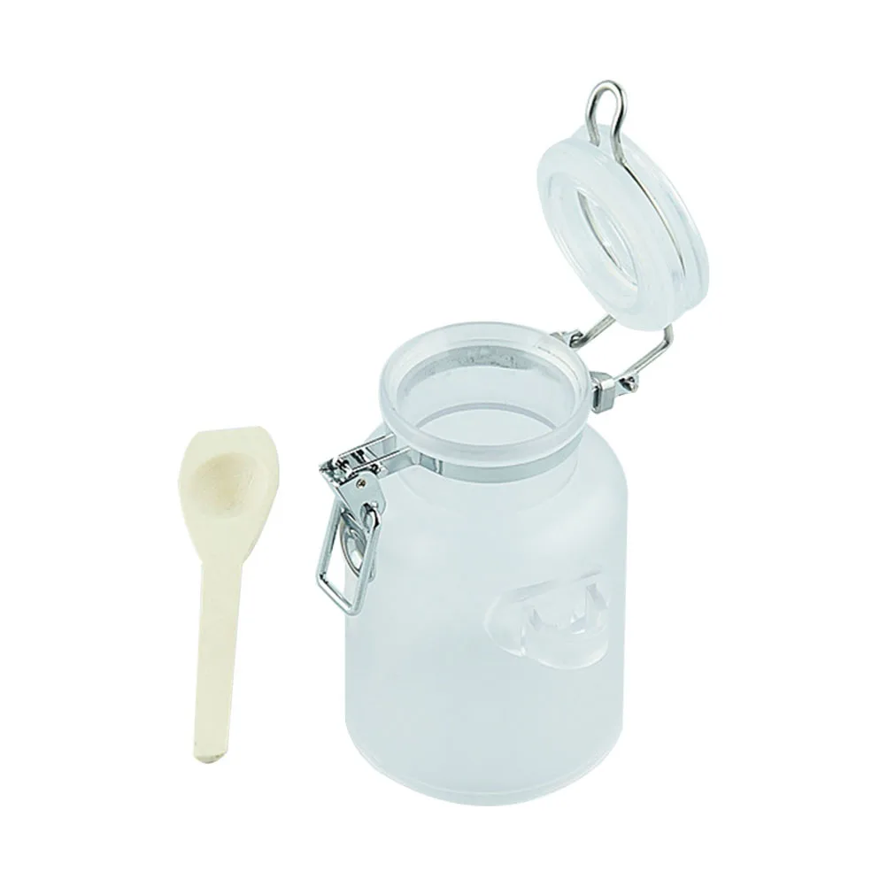 1Set Empty Bath Salt Storage Jar Frosted Bottle Silicone Seal Leakproof Lid Spoon Suitable for Mask Powder Talcum Powder Travel 
1Set Empty Bath Salt Storage Jar Frosted Bottle Silicone Seal Leakproof Lid Spoon Suitable for Mask Powder Talcum Powder Travel