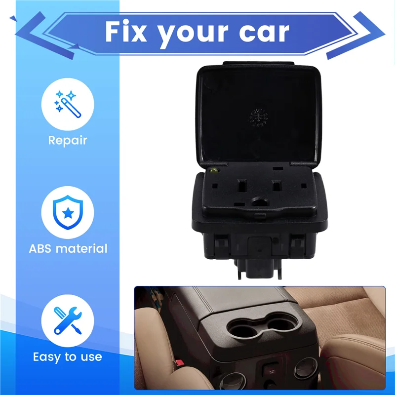 N26R-Socket Assembly Back Seat 12V Power Outlet FL3Z-19N236-A FL3Z19N236A For Ford F150 2015-2016 F250/F350 2017
N26R-Socket Assembly Back Seat 12V Power Outlet FL3Z-19N236-A FL3Z19N236A For Ford F150 2015-2016 F250/F350 2017