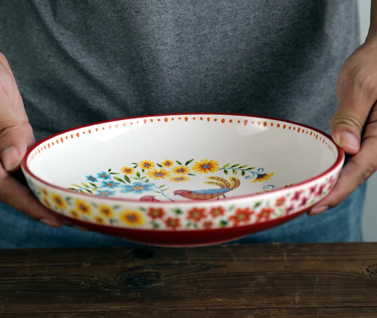 Creative Cerc Underglaze Dinnerware Small Fre Sle Bird Deep Di Salad Plate Soup Bowl Plant Floral Pattern Country Sle
Creative Cerc Underglaze Dinnerware Small Fre Sle Bird Deep Di Salad Plate Soup Bowl Plant Floral Pattern Country Sle