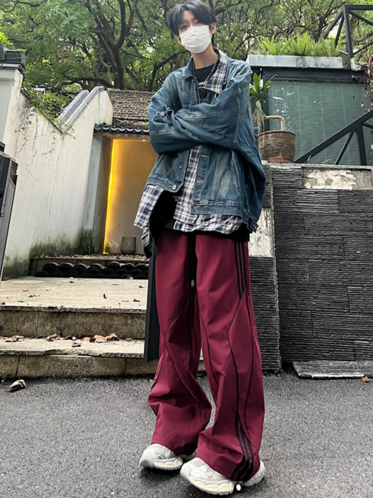 American Sle Casual Pants Men's Spring Autumn Stripe Workwear Jazz Dance Leisure Trousers Faionable Hip Hop Brand 
American Sle Casual Pants Men's Spring Autumn Stripe Workwear Jazz Dance Leisure Trousers Faionable Hip Hop Brand